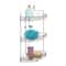 Bath Bliss 3-Tier Corner Bath Shelf in Curls Design